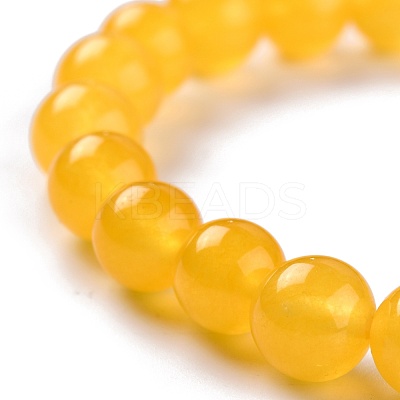 Dyed Natural Jade Beads Stretch Bracelets BJEW-J183-B-02-1