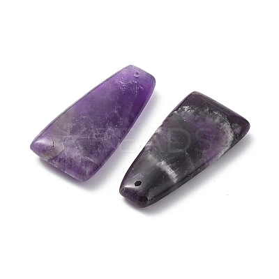 Natural Amethyst Pendants G-E596-01F-1