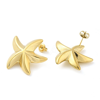 304 Stainless Steel Stud Earrings for Women EJEW-G364-13G-1