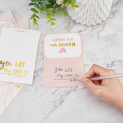 10 Sheets 5 Style Paper Greeting Card AJEW-CP0005-09-1