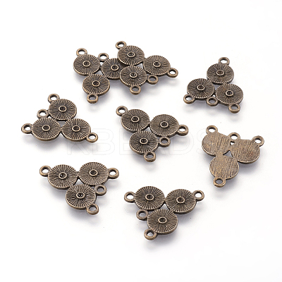 Alloy Rhinestone Connector Settings LS-EA10684Y-AB-1