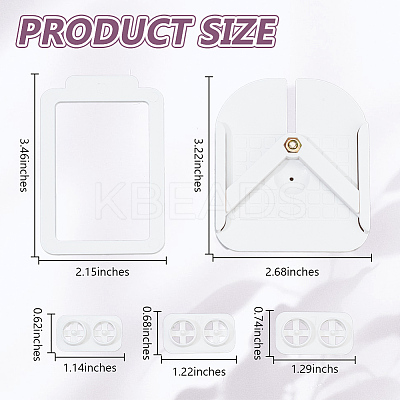 ABS Plastic Clay Tools FIND-WH0148-738-1