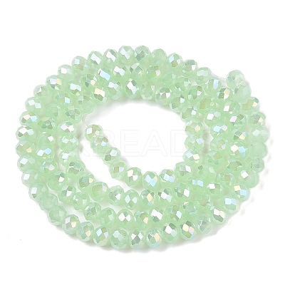 Electroplate Glass Beads Strands EGLA-A044-J4mm-B01-1