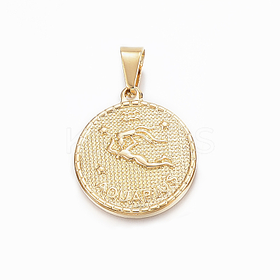 Real 18K Gold Plated 304 Stainless Steel Pendants LS-STAS-H372-01L-1