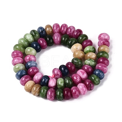 Natural White Jade Beads Strands G-Q613-01F-40-1