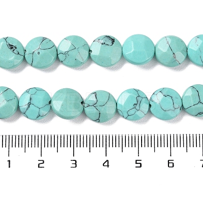 Synthetic Turquoise Beads Strands G-K357-B07-01-1