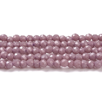 Glass Imitation Jade Beads Strands GLAA-H021-02-05-1