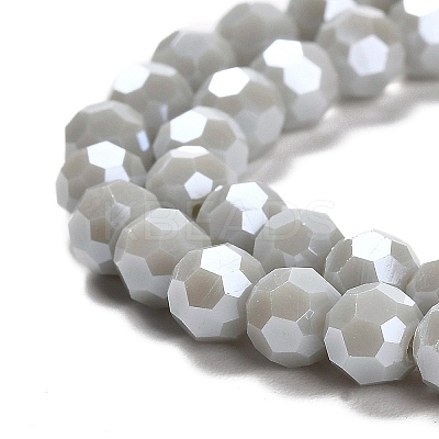 Electroplate Opaque Glass Beads Strands LS-EGLA-A035-P6mm-A22-1