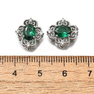 Brass Glass Beads KK-M318-46P-1