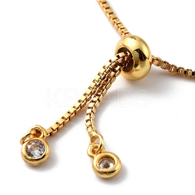 Adjustable Brass Enamel Slider Bracelets BJEW-L652-23-G-1