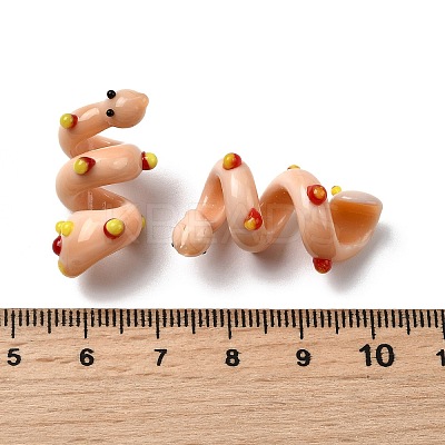 Handmade Lampwork Enamel Beads LAMP-K039-35J-1
