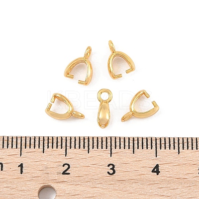 SHEGRACE Brass Ice Pick Pinch Bail XGR0037G-81G-1