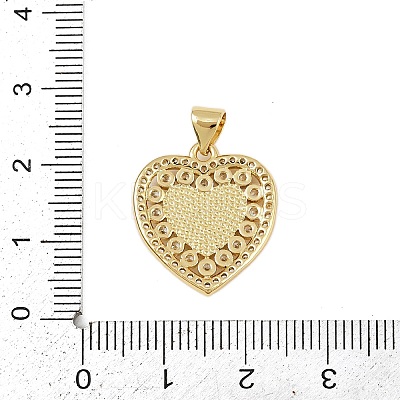 Brass Micro Pave Cubic Zirconia Pendants KK-P323-11D-G02-1
