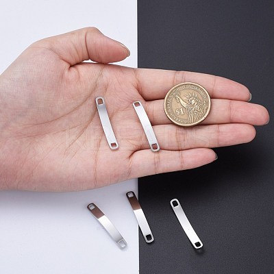 Tarnish Resistant 304 Stainless Steel Curve Bar Links Connectors STAS-I140-35S-1