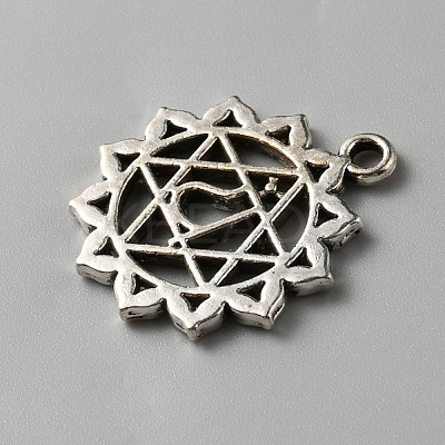 Chakra Zinc Tibetan Style Alloy Pendants LS-FIND-WH0137-05B-AS-1