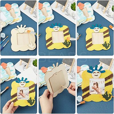 Unfinished Natural Wood Photo Frames WOOD-NB0001-53-1