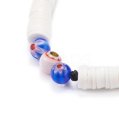 Handmade Lampwork Beaded Mobile Straps for Christmas HJEW-JM00446-05-1