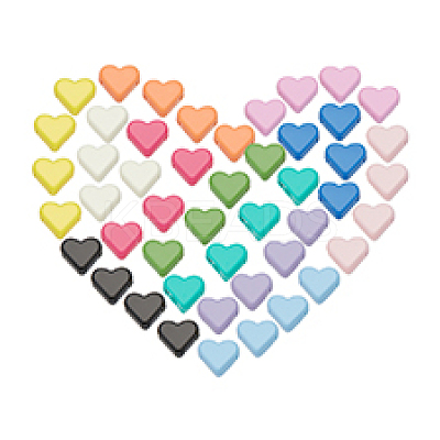 48Pcs 12 Colors Alloy Beads FIND-PH0020-04-1