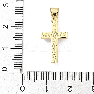 Brass & ABS Imitation Pearl Beads Pendants KK-A282-24G-1