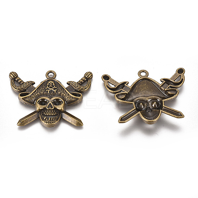 Tibetan Style Alloy Pendants LS-TIBEP-3293-AB-LF-1