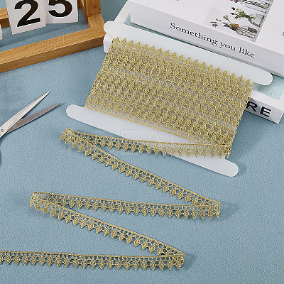 5Yards Polyester Lace Trim Ribbons OCOR-GF00005-12A-1