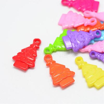 Opaque Acrylic Pendants SACR-T041-M-1