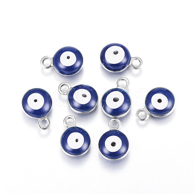 304 Stainless Steel Enamel Charms X-STAS-G122-24F-1
