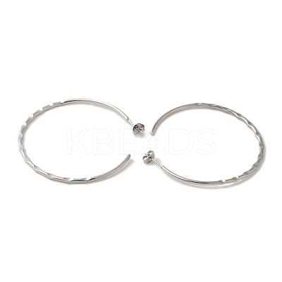 Non-Tarnish 304 Stainless Steel Stud Earrings for Women EJEW-Z066-01P-1