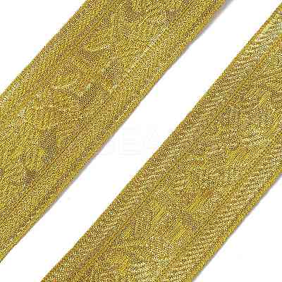 Vintage Jacquard Polyester Ribbon DIY-XCP0003-81-1