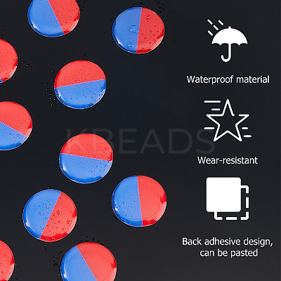 Crystal Epoxy Resin Public Signs AJEW-WH0604-43B-1