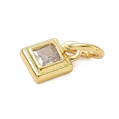 Brass Pave Cubic Zirconia Pendants LS-KK-K368-13G-04-1