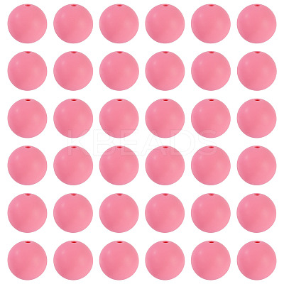 50Pcs Food Grade Eco-Friendly Silicone Beads SIL-TA0002-89D-1