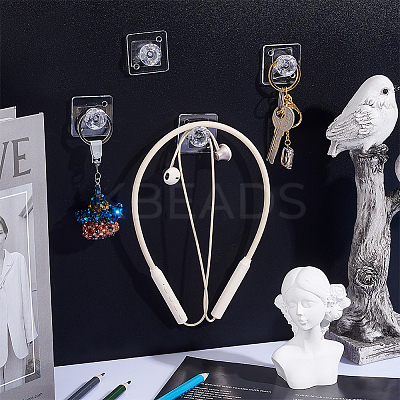 15 Sets Acrylic Diamond Hook Hangers for Jewelry Necklace FIND-GA0003-46-1