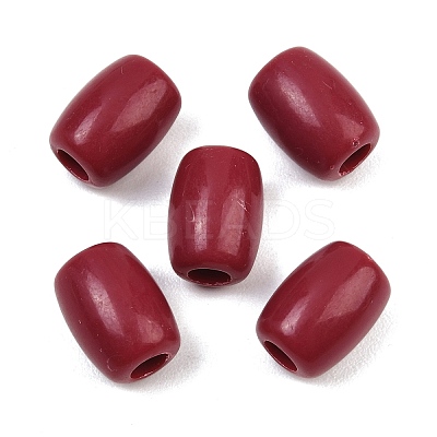 Opaque Acrylic European Beads AC-CBA1794-03C-1