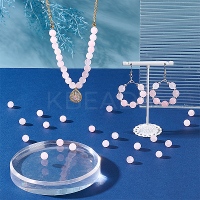 180Pcs Dyed Natural White Jade Round Beads Strands G-NB0002-87-1