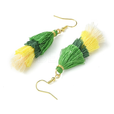 Colorful Tassel Pendants Dangle Earrings for Women EJEW-JE06107-1