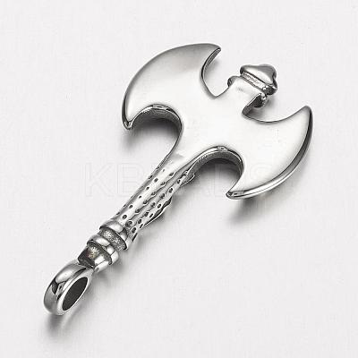 304 Stainless Steel Pendants STAS-E133-008AS-1