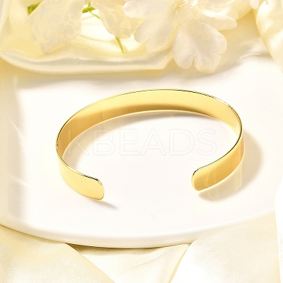 Brass Cuff Bangle LS-BJEW-P168-E03-1