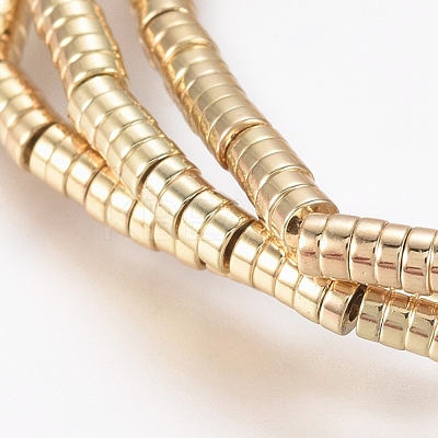 Electroplated Non-magnetic Synthetic Hematite Beads Strands G-G826-09-2mm-1