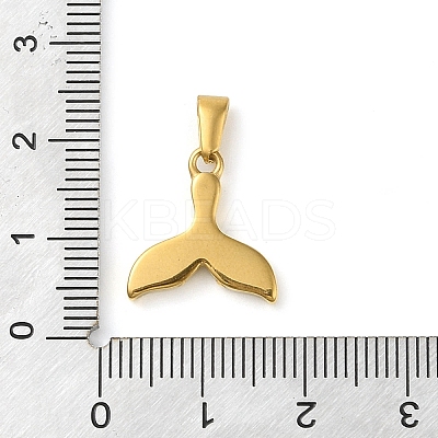 Resin Imitation White Shell Fishtail Pendants STAS-R229-11G-1