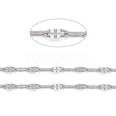 Tarnish Resistant 304 Stainless Steel Cable Chains CHS-K001-87-1