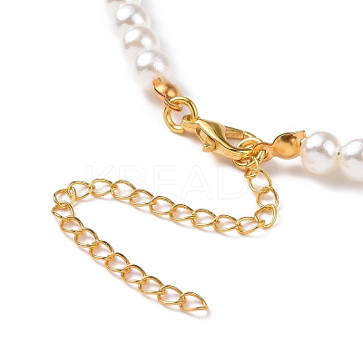 Acrylic Imitation Pearl Beaded Necklaces for Women NJEW-JN04133-1