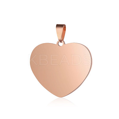 201 Stainless Steel Stamping Blank Tag Pendants STAS-S105-T590-25-3-1