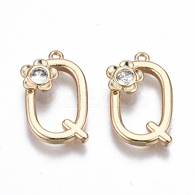 Brass Pendants KK-Q768-001G-Q-1