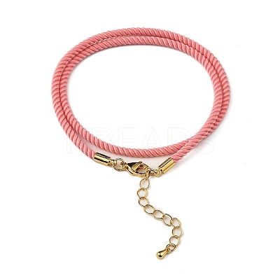 Nylon Milan Cord Necklace Making MAK-M028-01G-19-1