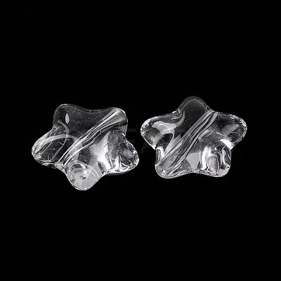 Transparent Acrylic Beads X-OACR-M011-03-1