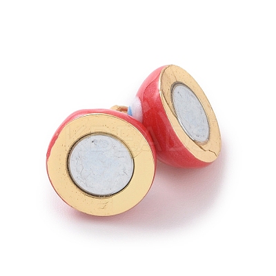 Brass Magnetic Clasps ZIRC-F136-10G-05-1