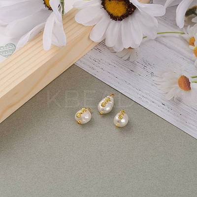 Natural Keshi Pearl Pendants PALLOY-JF00594-02-1