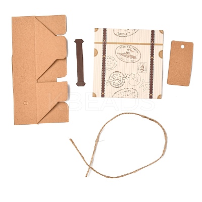 Suitcase Shape with Word Pattern Candy Packaging Box LS-CON-F012-02-1
