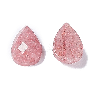 Natural Strawberry Quartz Cabochons G-G0001-B03-1